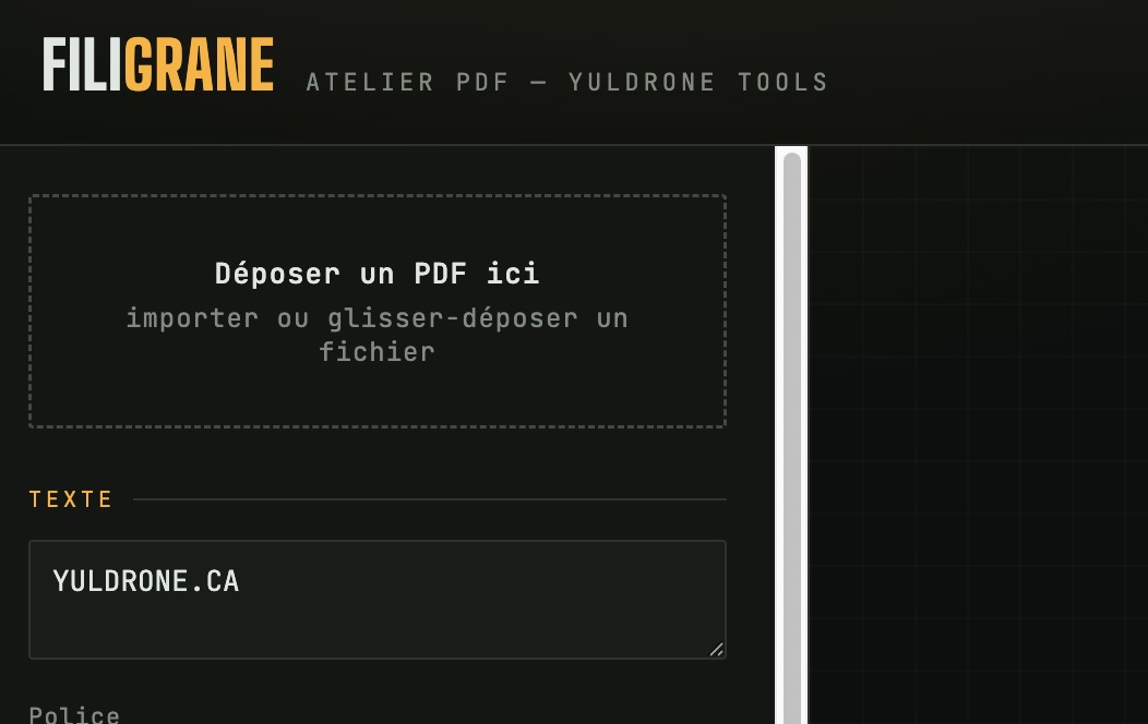 Image pour Filigrane Sur PDF