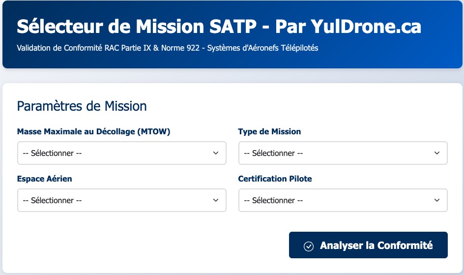 Image pour Selecteur De Mission SATP